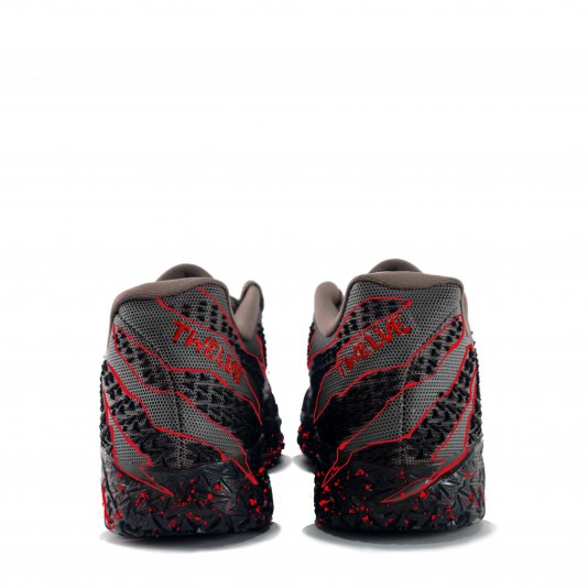 [ CUSTOM ] Ja 3 Morant III Inferno Black/Vivid Purple/Silt Red/Hyper Pink